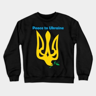 Peace to Ukraine Crewneck Sweatshirt